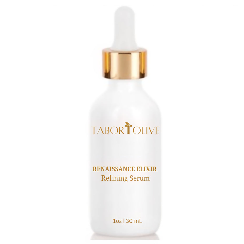 White and gold skincare bottle 