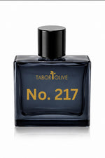 Load image into Gallery viewer, Cologne bottle labeled 'No. 217' by Tabor Olive on a white background
